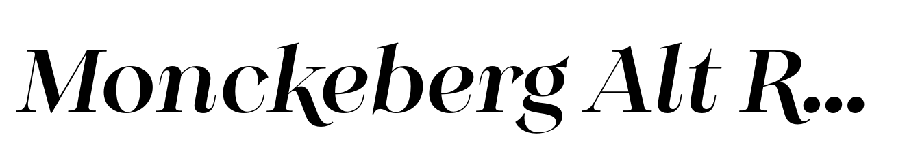 Monckeberg Alt Regular Italic